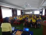 โครงการฝึกอบรมฟื้นฟูอาสาสมัครสาธารณสุขประจำเดือน ณ.ห้องประชุ